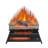 23" Electric Fireplace, 3D Log Set Insert, Infrared Fireplace Heater For Indoor