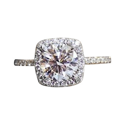 Women's Artificial Diamond Ring Set Exquisite Ring Jewelry Birthday Mother's Day Gift Bridal Party Ring