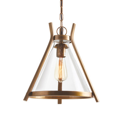 Luminaire suspendu conique 1 lumière Flaxville