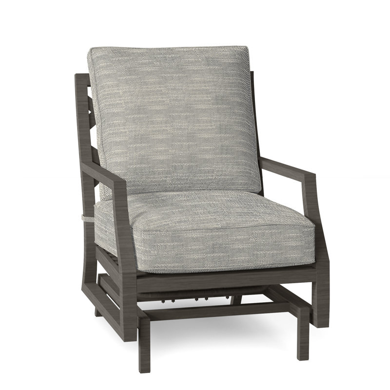 Lattice Arm Chair with Cushions, Linen Dove, Welt