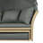 Outdoor Patio Daybed Wicker Rattan Double Daybed Round Sofa Furniture Set With Retractable Canopy, 4 Pillows-172256350