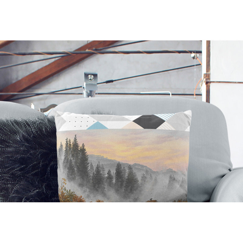 The Morning Square Throw Cushion, 40cm H x 40cm W x 15cm D