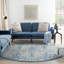 Tapis intérieur / extérieur gris / bleu Trofin-55379089