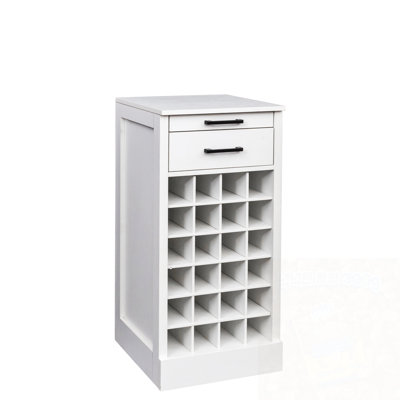 Wine Cabinet with open wine storage and two drawers