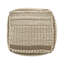 Grand pouf en laine et coton