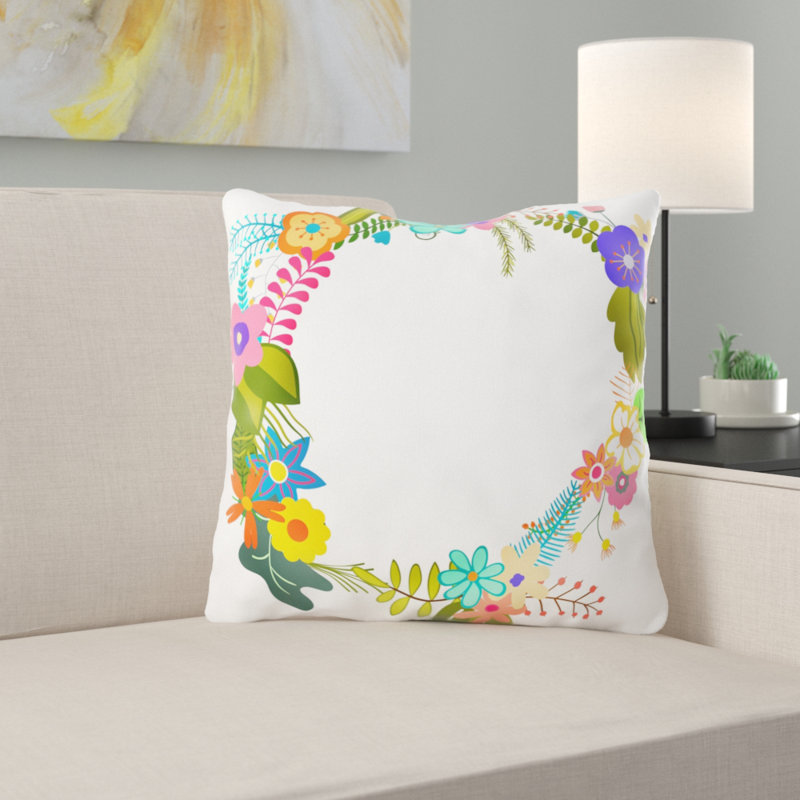 Housse et insert de coussin extérieur carré Wiebe, Microsuède, Intérieur