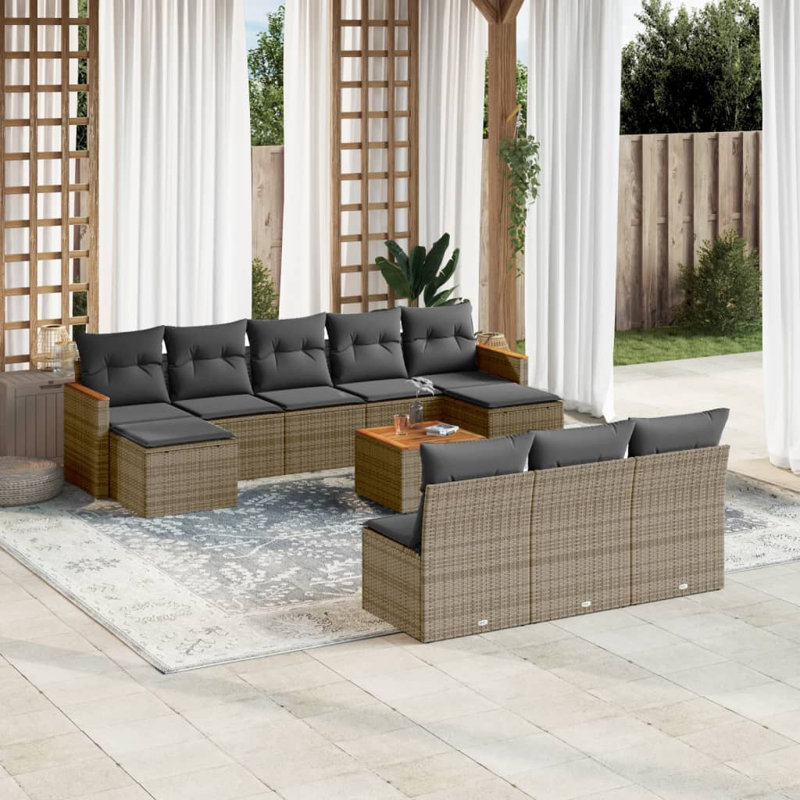 Ensemble de canapé de jardin Vidaxl
