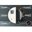 Huldar Glass Flat Wall Mirror