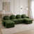 Green+4Seat+2Ottoman
