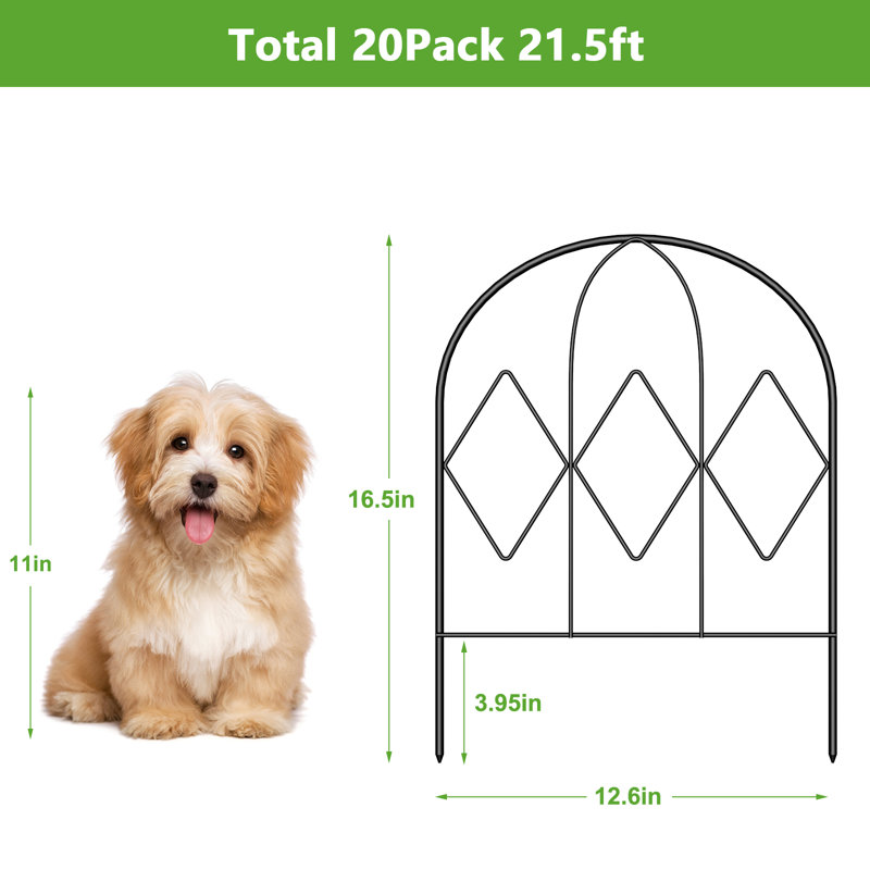 16.5 Ft. H x 12.6 Ft. W Fence Panels with