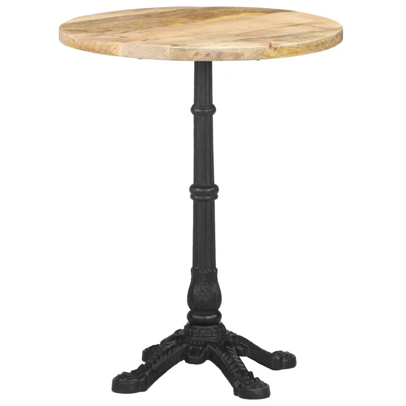 Diamètre de la table bistro vidaXL en bois massif
