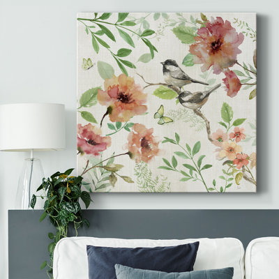 Toile tendue avec galerie Secret Garden II