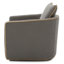 Fauteuil d'appoint pivotant moderne en polyester durable, parfait pour les petits espaces