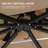 10X12FT Gazebo Metal, Mosquito Net For Outdoor Use With Double Roof (Beige)-123219087-123219088