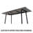 Expandable Square Dining Table With 4 Comfy Faux Leather Chairs, Material, Performance 55.12 - 70.87" Comfortable Rectangular Table, Industrial Elegance