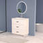 Ensemble de meuble-lavabo 30 po avec lavabo en céramique, armoire de rangement moderne autoportante avec 2 tiroirs-111123959