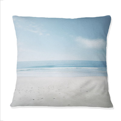 Coussin Minimalisme Beachside Serenity - Coastal Beach