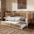 Chatney Traditional Style Rattan Daybed with  Trundle-1286703601-1286703600