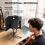 HOMCOM PP, PE, Metal Microphone Isolation Shield