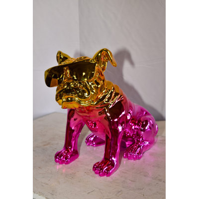 Statue de jardin pour chien Ilijan Ombre