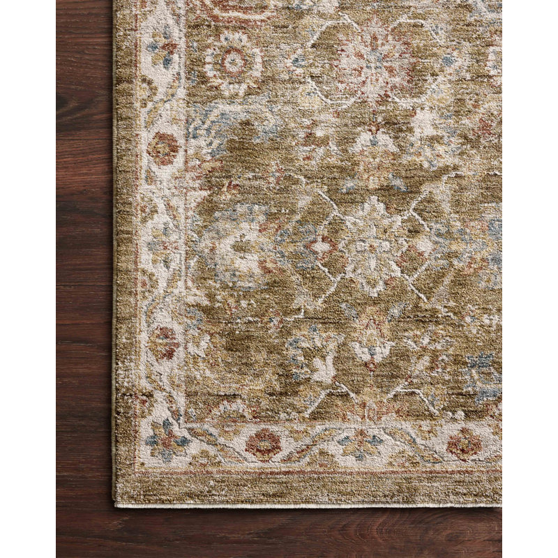 Valori Olive / Multi Area Rug, Rectangle 7'8" x 10'2"