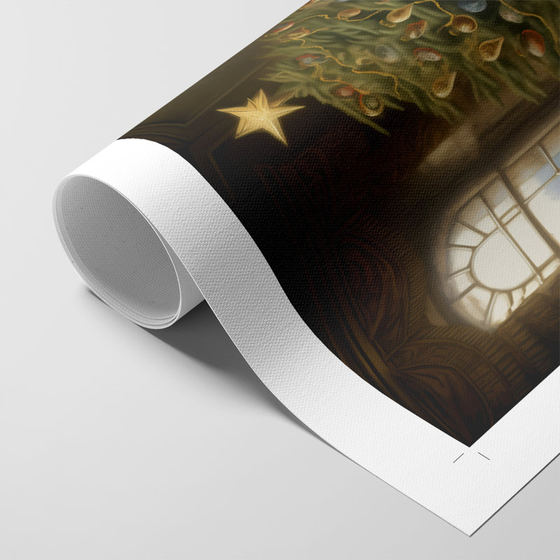 Christmas Holiday Art DX -Canvas Print Only - NOT FRAMED