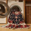 Tapis brun lavable à la machine-5247476