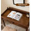 Bureau élégant en bois massif de style victorien avec pieds tournés-1361454840