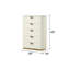 Commode 5 tiroirs Zimran