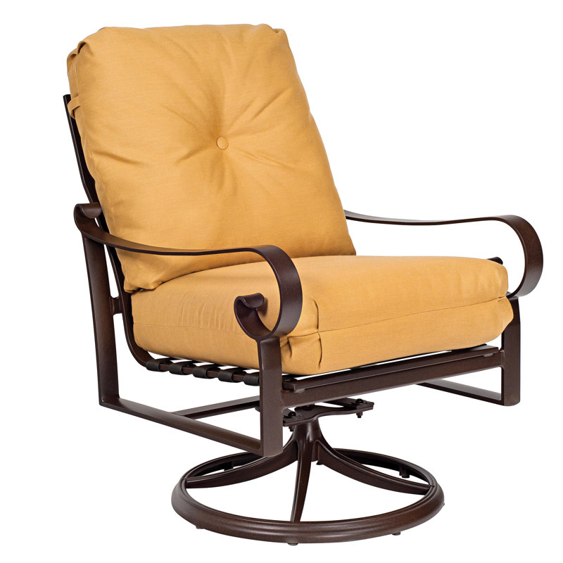 Chaise berçante pivotante, Blanc mat