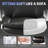 Upholstered Executive Office Chair, Adjustable High Back Heavy Duty Computer Chair with Flip Up Armrest, Faux Leather Desk Chair with Lumbar Support-739286714