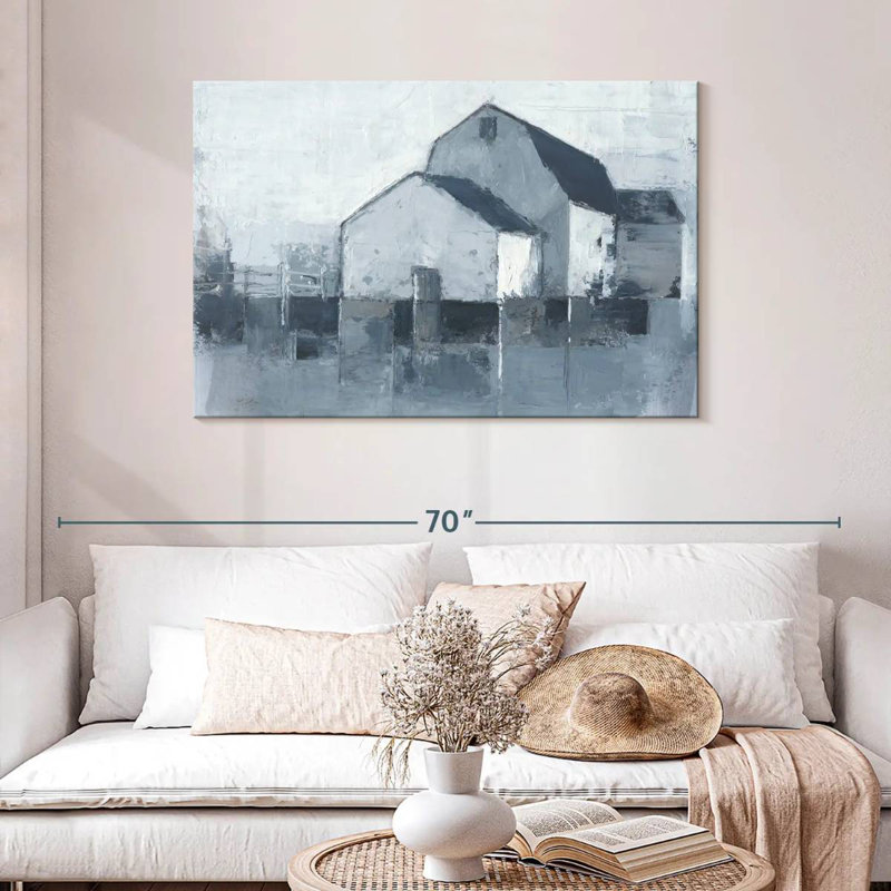 Lilie Indigo Barns I, H 30 po x l 45 po