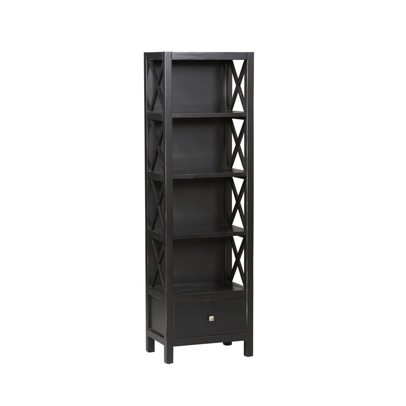 Yarnell Storage Bookcase, 72" H x 22" W x 15" D