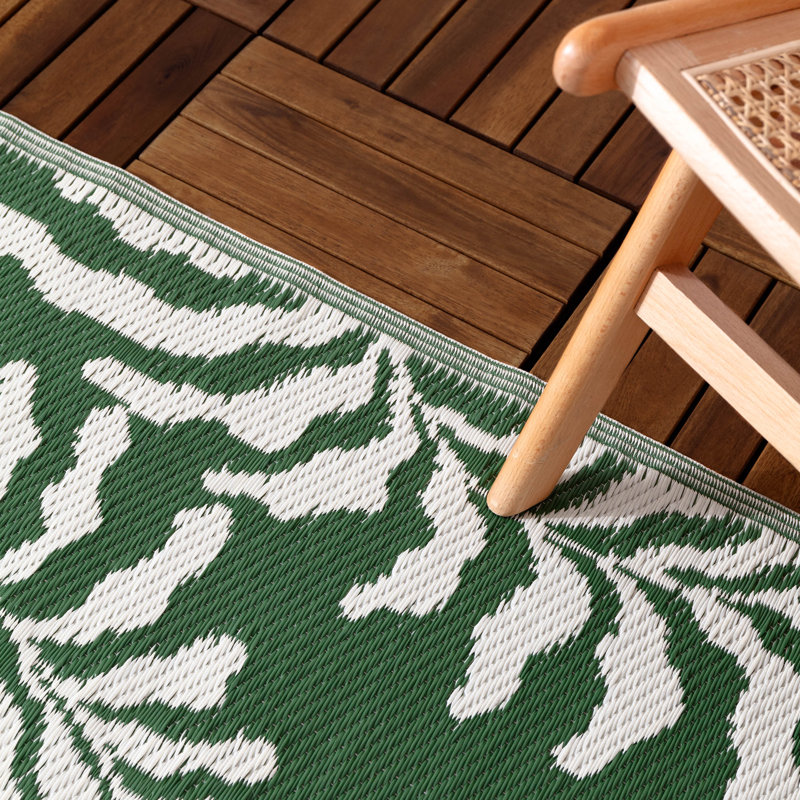 Tocorico Floral Flatweave 120cm X 180cm Indoor / Outdoor Area Rug