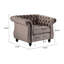 Fauteuil Chesterfield pour chambre et salon