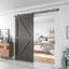 Stainless Steel Sliding Barn Door Hardware, Single Door Smoothly And Easy To Install-103827788