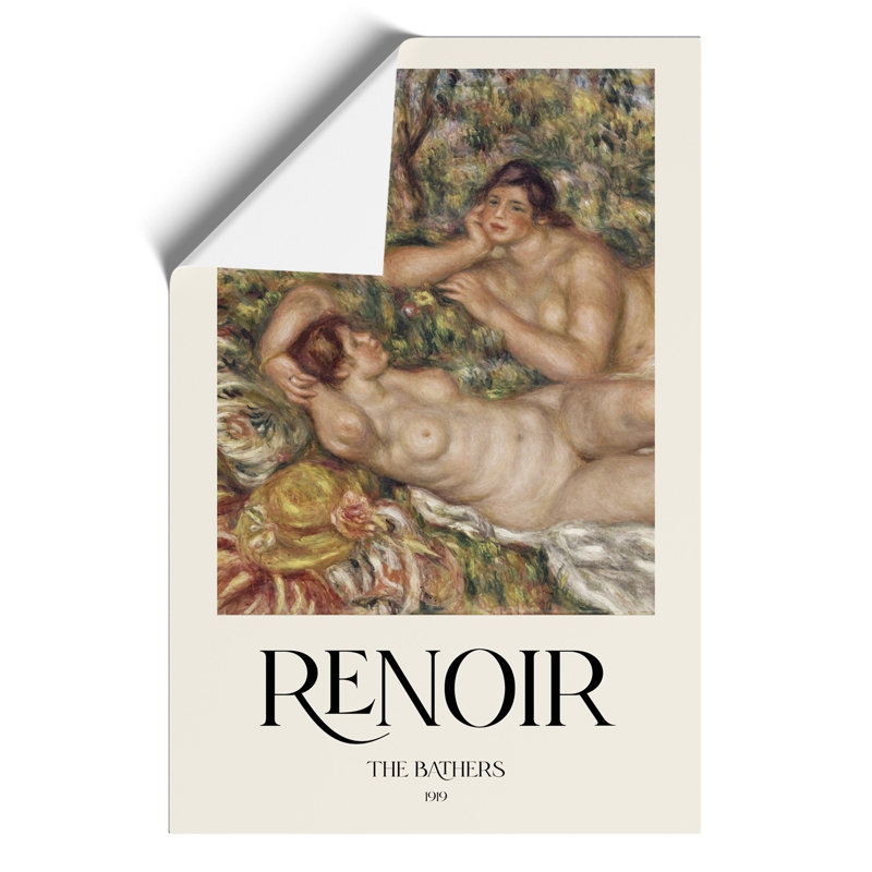 The Bathers by Pierre-Auguste Renoir - No Frame Print, 30cm H x 21cm W x 0.1cm D