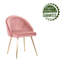 Chaise d'appoint rembourrée en velours Cohen-1312162114
