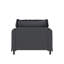 Module de canapé simple surdimensionné de 37 pouces pour canapés modulaires modulaires, fauteuil à accoudoirs larges avec coussins, canapé rembourré moderne et confortable pour salon, appartement et chambre à coucher-298225071