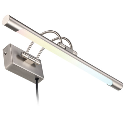 15.75" Dimmable LED Wall Mounted Picture Light, Plug-in & Hardwired