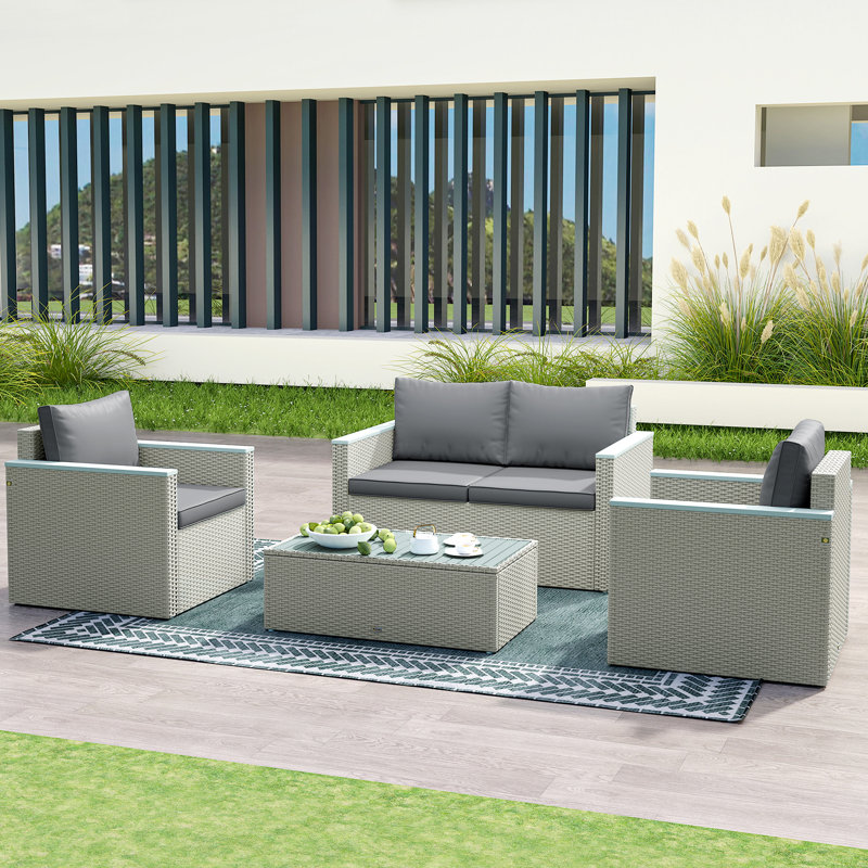 Rattan Sofa Set