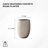  21.7inH Weathered Concrete Tall Planter, Large Outdoor Indoor Decorative Pot with Drainage Hole and Rubber Plug, Modern Round Taper Style for Home and Garden-392071502