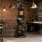 69.8" Industrial Luxe Bookshelf with Heavy-Duty Metal Frame, Premium High-End Furniture-1715578185