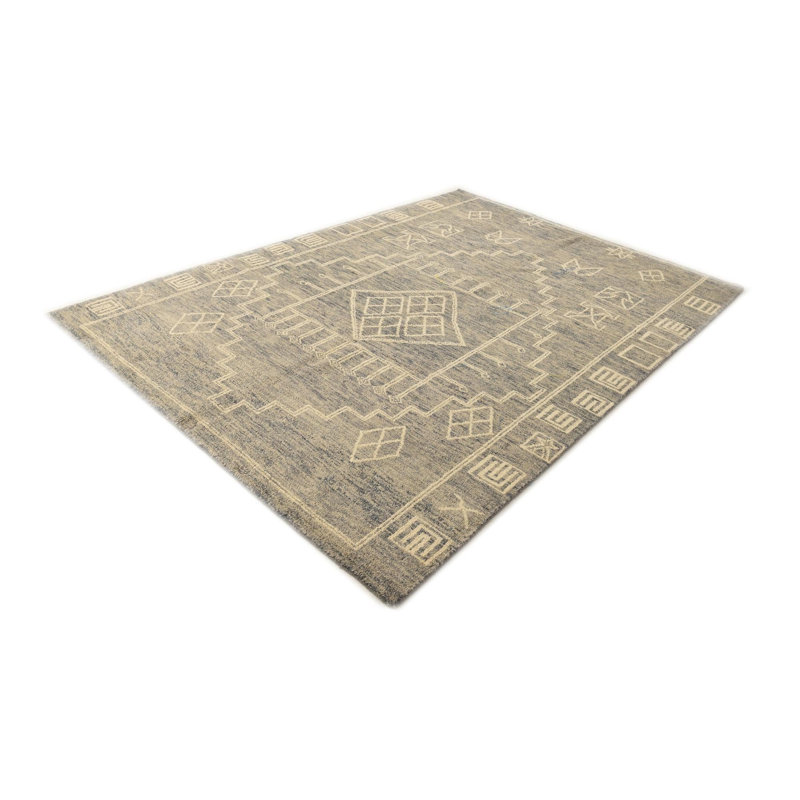 Tapis bleu clair 6 x 9 Pinson