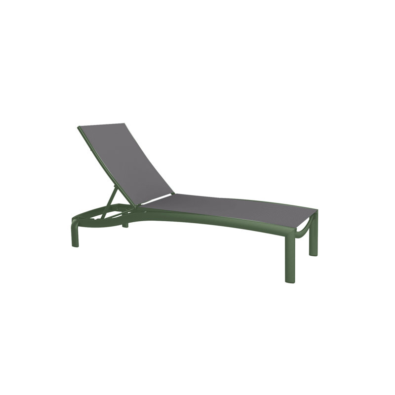 Kor Outdoor Chaise Lounge, Rincon, Parchment