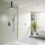 Système de douche à pluie 10 po - Fixation au plafond, pommes de douche à pluie avec douchette, ensemble de garniture de douche thermostatique avec valve brute-103184827