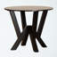 Table de salle à manger en bois d'hévéa massif 34,5 po Aoun-286170042