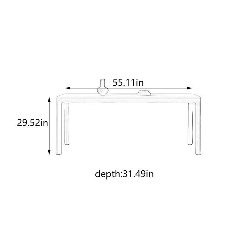 Parramatta, 29.52"H x 55.11"L x 31.49"W