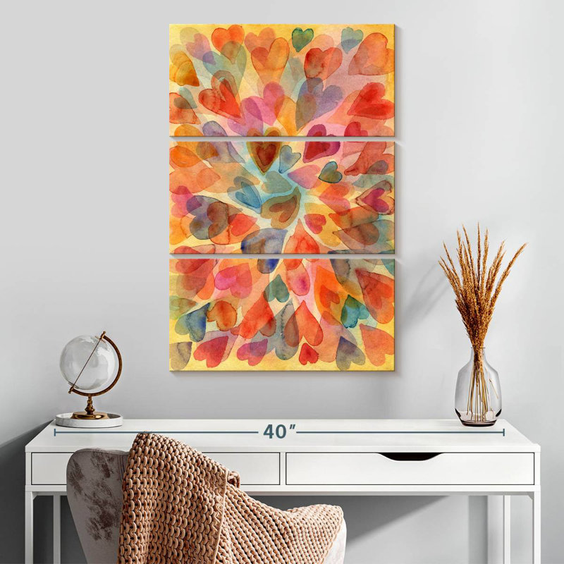 Hardie Hearts, 32'' H X 20'' W