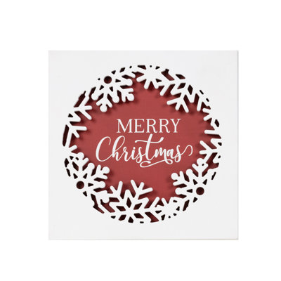 Plaque «Merry Christmas» 12 po
